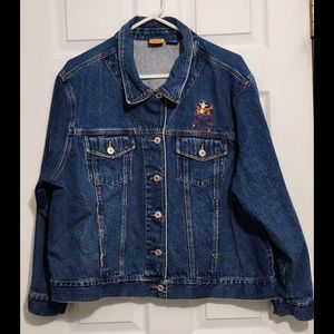 Vintage Disney Women's Plus Size "Tigger" Jean Jacket